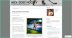 Desktop Screenshot of nickdoeshockey.com